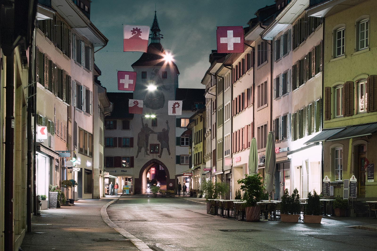 Liestal bei Nacht